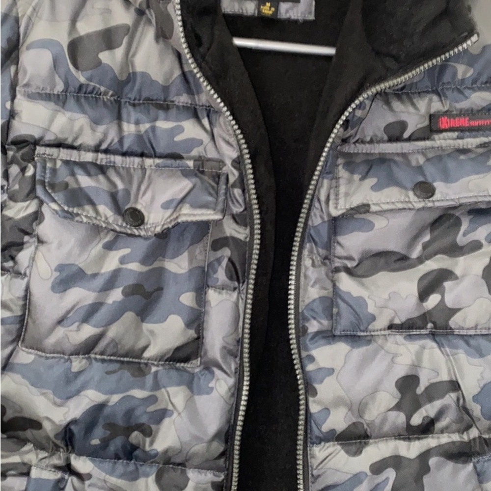 Kids Camouflage Puffer Jacket